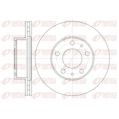 Bilde av REMSA 61351.10 Bremseskiver framaksel 279,7, 279,7 24 5 ventilert PEUGEOT: Boxer Minibuss, Van, Flatvogn lastebil/Chassis