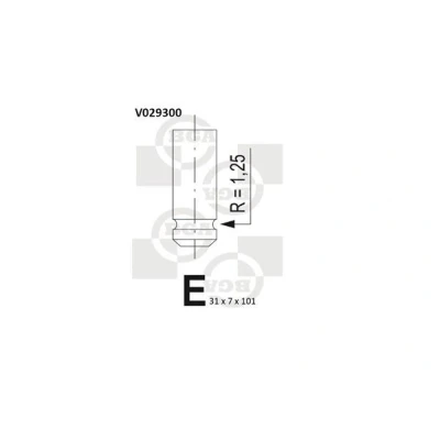 Bilde av Utløpsventil, daewoo,opel,vauxhall, 642800, 642854, 642906, 642911, 90232977, 90295015, 9117912, 9117916