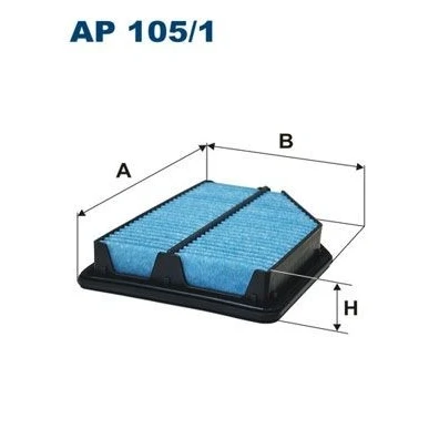 Bilde av FILTRON AP 105/1 Luftfilter 43 173 260 Filterinnsats HONDA: CR V 3