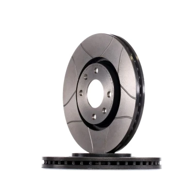 Bilde av BREMBO MAX LINE 09.9619.75 Bremseskiver 283 26 4 innvendig ventilert, med sliss belagt skruer PEUGEOT: Partner II Van, 5008 I, 3008 I