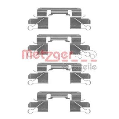 Bilde av METZGER 109 1769 Tibehørsett, skivebremse belegg NISSAN: Leaf I, Pathfinder 3, NP300 Navara Pick up, MITSUBISHI: L200 / Triton IV up