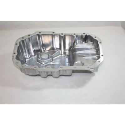 Bilde av AUTOMEGA 130039810 Bunnpanne med oljeplugg Aluminium VOLKSWAGEN: Golf 5, Passat B6 Variant, Sedan, AUDI: A1 Hatchback, A3 Sportback