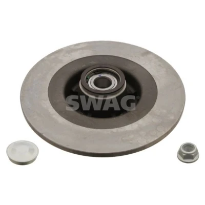 Bilde av SWAG 60 92 8155 Bremseskiver bakaksel 270 10 4 100 fullt ut oljet med hjullager, ABS senorring, fettlokk RENAULT: SCENIC 2, MEGANE 2 Kombi