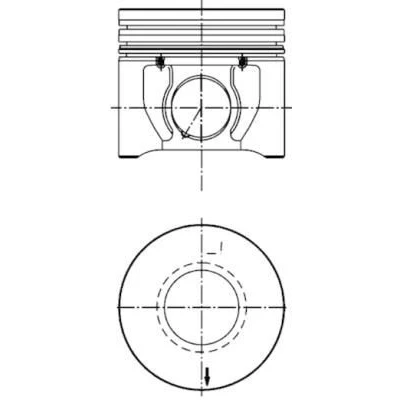 Bilde av KOLBENSCHMIDT 40171600 Motorstempel 89,9