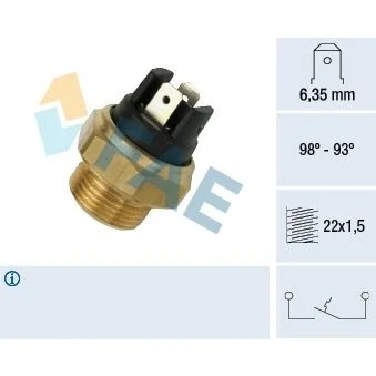 Bilde av FAE 37400 Temperaturbryter, radiator ventilator