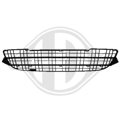 Bilde av Ventilasjonsgitter, Foran, Senter Diederichs 4414645 renault kangoo / grand ii, be bop, express OE 8200616137