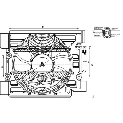 Bilde av MAHLE ORIGINAL ACF 23 000S Ventilator, klimaanlegg BMW: 5 Sedan