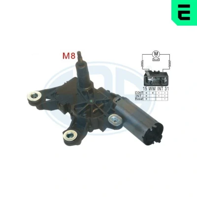 Bilde av ERA 460197A Vindusviskermotor 12 bak for venstreratt VOLKSWAGEN: Polo IV Hatchback