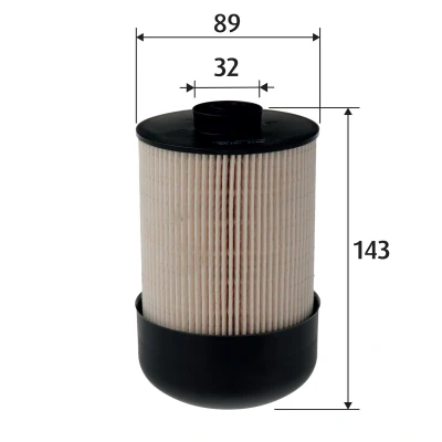 Bilde av VALEO 587946 Drivstoffilter Filterinnsats