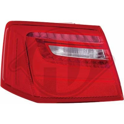 Bilde av DIEDERICHS 1028191 Baklykter venstre ytre del PY21W, P21W, W16W med pæreholder AUDI: A6 C7 Sedan