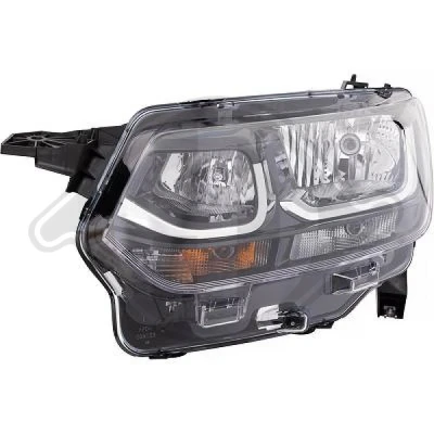 Bilde av DIEDERICHS 6696081 Frontlykter venstre H7/H1, W21/5W Halogen for høyrekjøring
