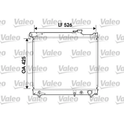 Bilde av VALEO 734214 Radiator Aluminium 425 528 26 uten kjølemiddelregulator Kjøleribber loddet SUZUKI: Grand Vitara 1 SUV