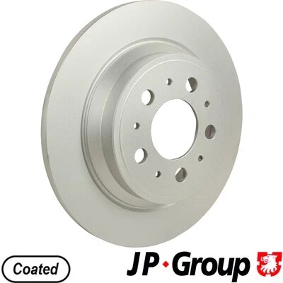 Bilde av JP GROUP 4963200500 Bremseskiver bakaksel 288 12 5 fullt ut belagt VOLVO: V70 2, XC70 I Cross Country, S80