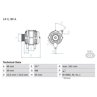 Bilde av Dynamo BOSCH 0 986 045 861