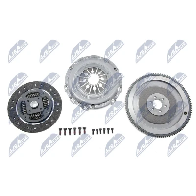 Bilde av NTY NZS FR 005 Clutch med clutchtrykkplate, uten sentral utkobling svinghjul, sikringsskruesett, clutchplate VOLVO: V50, S40 II, C30