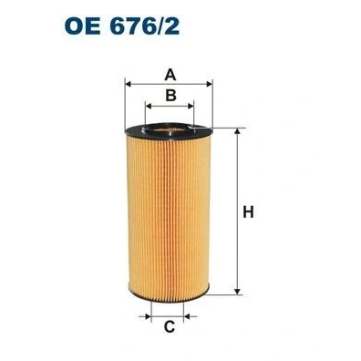 Bilde av FILTRON OE 676/2 Oljefilter Filterinnsats