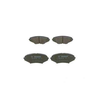 Bilde av BOSCH 0 986 494 220 Bremseklosser Low Metallic med akustisk slitasjevarsel antihyle blikk, montageanvisning MAZDA: RX 8
