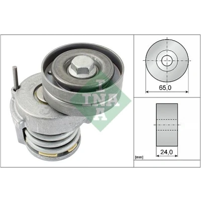 Bilde av INA 534 0065 10 Spennarm, kilerem med ribber VOLKSWAGEN: Caddy 3, Golf 5, Tiguan I, AUDI: A1 Sportback, A3 SKODA: Octavia 2 Combi