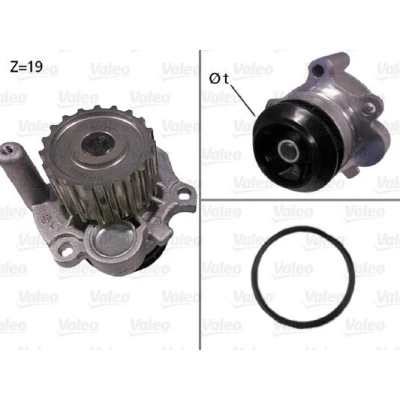 Bilde av VALEO 506533 Vannpumpe med tetning uten deksel VOLKSWAGEN: GOLF 2, AUDI: A6 C4 Avant, SKODA: Octavia 1 Combi
