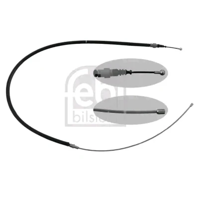 Bilde av FEBI BILSTEIN 49624 Bremsekabel bakre venstre, høyre bak 1645 VOLKSWAGEN: Polo IV Hatchback, SKODA: Fabia I Hatchback
