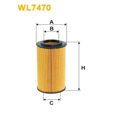 Bilde av Oljefilter WIX FILTERS WL7470