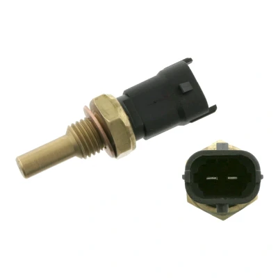 Bilde av FEBI BILSTEIN 28377 Kjølevæsketemperatursensor svart med tetningsring OPEL: Vectra C Caravan, B Sedan, Corsa Hatchback, SAAB: 9 3 Sedan