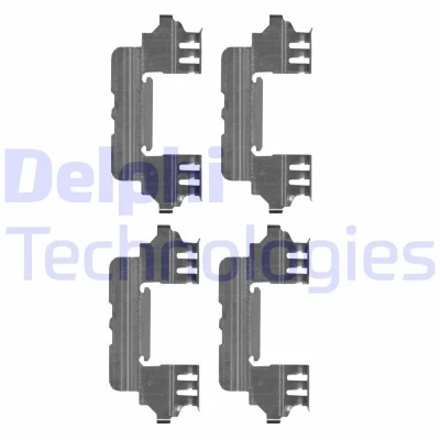 Bilde av DELPHI LX0629 Tibehørsett, skivebremse belegg