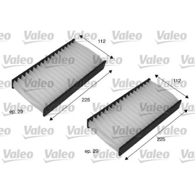 Bilde av VALEO CLIMFILTER COMFORT 698735 Kupéfilter Partikkelfilter 225, 225 HONDA: CR V 2