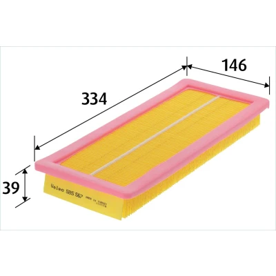 Bilde av VALEO 585567 Luftfilter 39 146 334 Filterinnsats