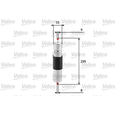 Bilde av VALEO 587014 Drivstoffilter ledningsfilter 8 BMW: 5 Sedan, Touring, 3 Touring
