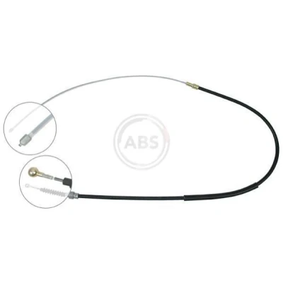 Bilde av A.B.S. K18346 Bremsekabel 1558 Skivebrems for høyre/venstre ratt VOLKSWAGEN: Touran I