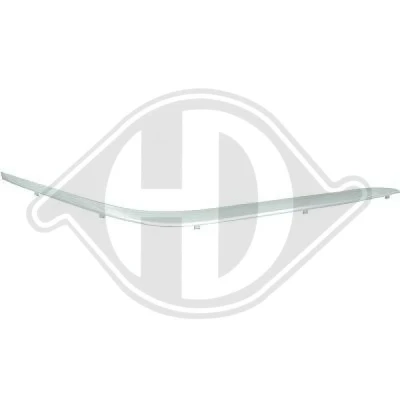 Bilde av DIEDERICHS 1242164 Pynte / vernelist, støtfanger foran høyre BMW: 7 (E38) 730d 2.9, 730 i, iL, 740 728 740d 3.9, 750 735 iL