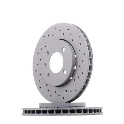 Bilde av ZIMMERMANN SPORT COAT Z 600.3250.52 Bremseskiver 256 22 5/4 4 100 utvendig ventilert, hullet belagt høy karbon VOLKSWAGEN: up! Hatchback