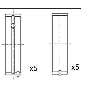 Bilde av FAI AutoParts BM1069 STD Veivaksellager