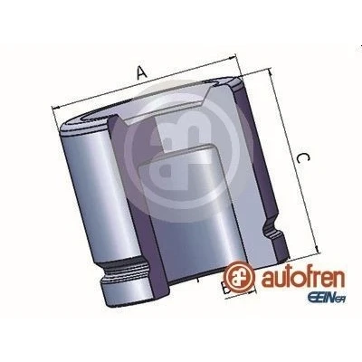 Bilde av AUTOFREN SEINSA D025390 Stempel, bremseklave 44 framaksel ATE