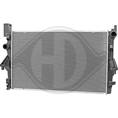 Bilde av DIEDERICHS DCM3966 Radiator Aluminium 690 418 25 Kjøleribber loddet MERCEDES BENZ: Vito Van