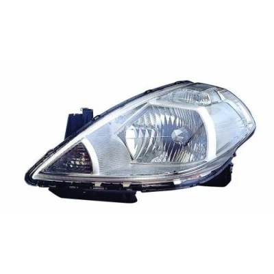 Bilde av ABAKUS 115 1116R LDEM1 Frontlykter høyre H4, PY21W, W5W transparent P43t, BAU15s