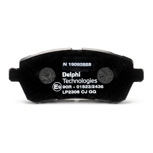 Bilde av DELPHI LP2306 Bremseklosser ikke klargjort for slitasjeindikator uten antiskrike blikk med tilbehør FORD: FIESTA 6, SUZUKI: SWIFT 4