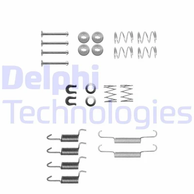 Bilde av DELPHI LY1348 Teilbehørsett, parkeingsbremse sko SUBARU: Impreza II Sedan, Forester I,