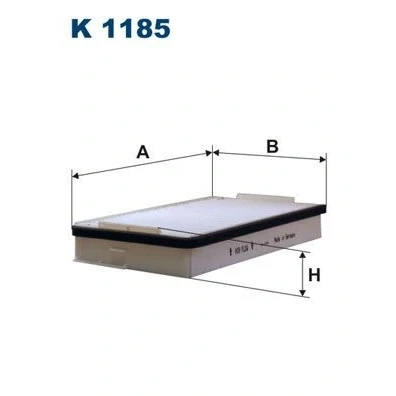 Bilde av FILTRON K 1185 Kupéfilter Partikkelfilter 262 163 46