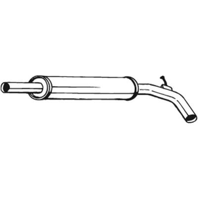 Bilde av Mellomlyddemper, vw polo, polo iii, 6N0253209E, JZW253209AA