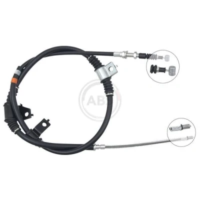 Bilde av Kabel, parkeringsbremse, Bakre venstre, hyundai h 1 / starex buss, flak/chassi, 599124A300