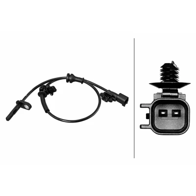 Bilde av HELLA 6PU 358 218 391 ABS Sensor bakaksel Hall prinsipp 2 540