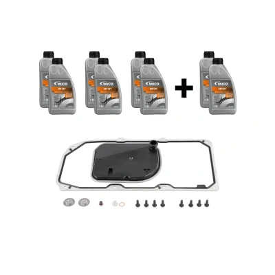 Bilde av VAICO V30 2253 XXL Delesett, oljeskift automatisk girkasse med tetning, oljefilter oljemengde for oljespyling, tetningsring EXPERT KITS +