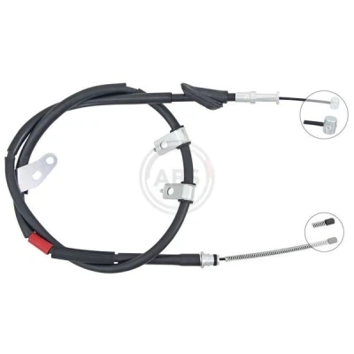 Bilde av A.B.S. K15838 Bremsekabel 1603 for høyre/venstre ratt SUBARU: Impreza II Sedan