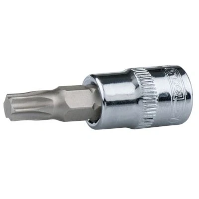 Bilde av KS TOOLS 918.1485 Pipenøkkelinnsats DIN3120, ISO1174 T40 Krom vanadium stål torx riflet