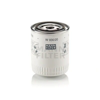 Bilde av MANN FILTER W 930/20 Oljefilter 3/4 16 UNF med en retursperreventil Påskruingsfilter LAND ROVER: Discovery 2, Range Rover Defender SUV