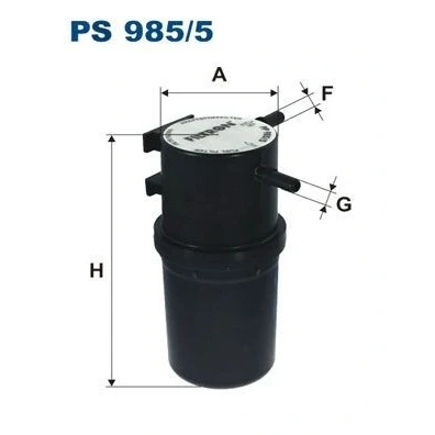 Bilde av FILTRON PS 985/5 Drivstoffilter ledningsfilter 10 VOLKSWAGEN: Amarok Pick up, Flatvogn lastebil / Chassis