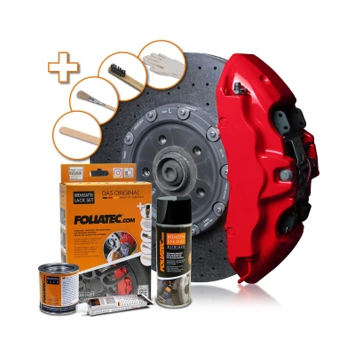 Bilde av FOLIATEC 2160 Bremsecaliper lakk spray 400, 125, 50 Rød
