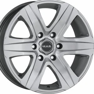 Bilde av MAK Stone6 T Silver 8x18 6/139.7 ET15 B106.1